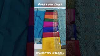 || Pure kosa Tilfi Border  saree || Handlooms of Chhattisgarh || #shorts #youtubeshorts