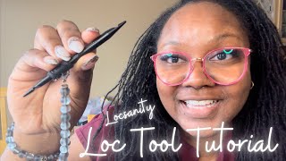 Free.99 Locsanity Loc Tool Tutorial | Step By Step | DIY Microlocs | 3 \u0026 4 Point Rotation Free Game!