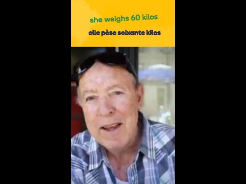 How to say 'she weighs 60 kilos' in French – with Memrise