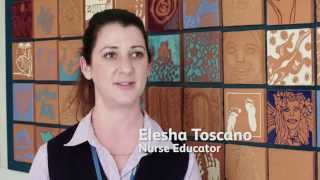 Nurse Educator Elesha Toscano shares her Mater Children’s Hospital story