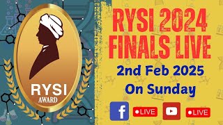 RYSI 2024 Final Live | Raman awards | ISPF | RRI