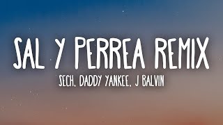 [1 HORA 🕐] Sech, Daddy Yankee, J Balvin - Sal y Perrea Remix (Lyrics/Letra)