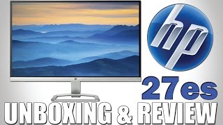 HP 27es Unboxing \u0026 Review