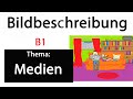 B1- Bildbeschreibung (telc) Teil 1: Bild-Aufbau (Medien)