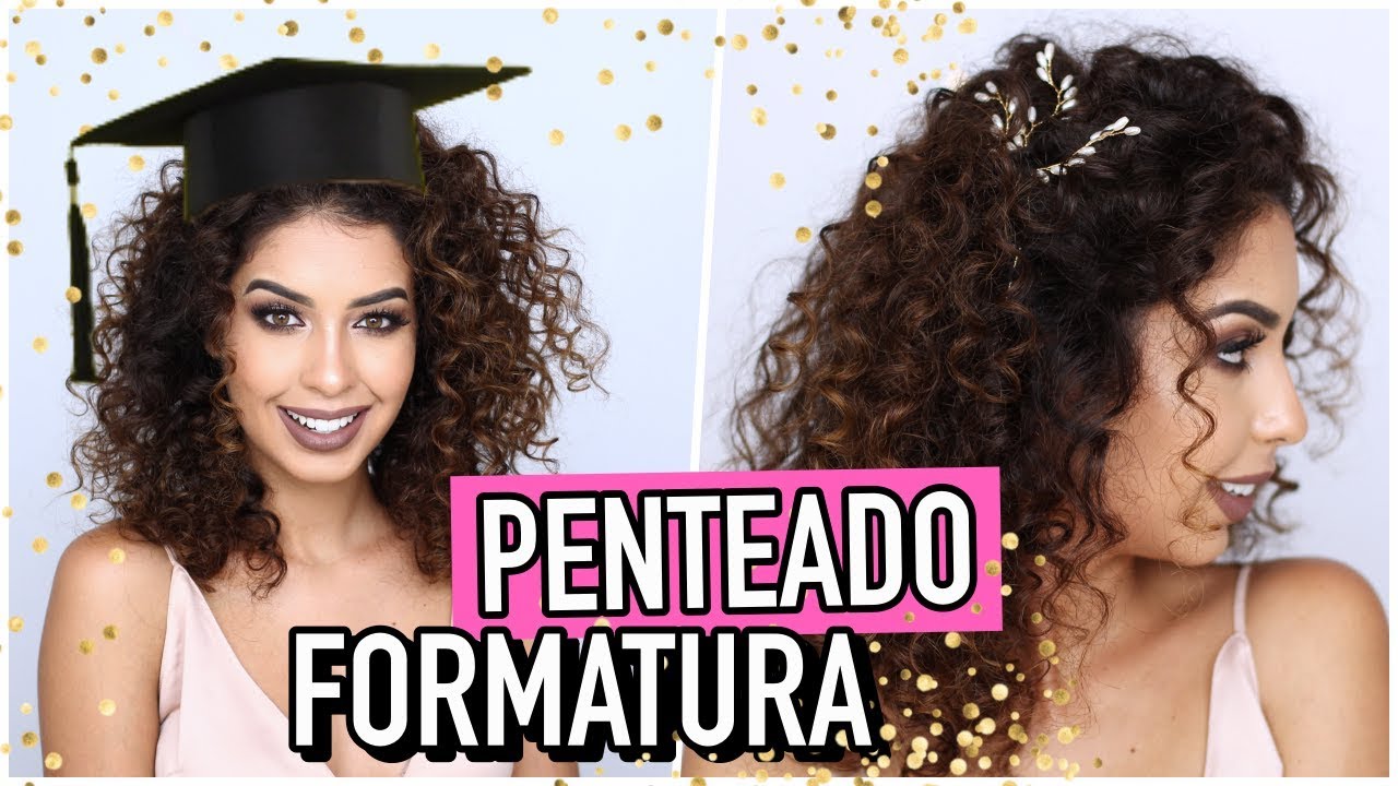 Penteados De Formatura Para Cabelos Curtos E Cacheados