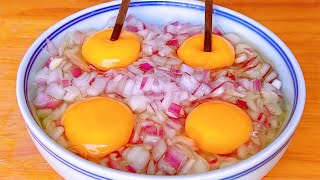 Don't eat the onion cold, add 4 eggs, teach you the method that you have never eaten before,