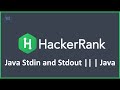 Java Stdin and Stdout || Hacker Rank Solution in Java