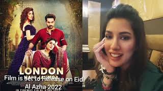 Movie London Nahi Jaunga Cast at London for Film Promotions.Releasing Eid Ul Azha 2022.Mehwish Hayat