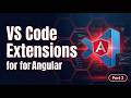 Angular 21 - 2. VS code extensions for Angular
