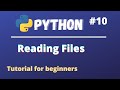 Python Tutorial for Beginners #10 | Reading files