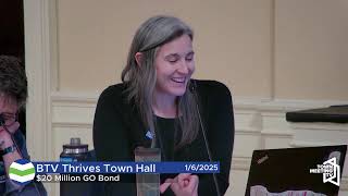 Burlington Town Hall on Capital Needs and Town Meeting Day Ballot Questions - 1/6/2025