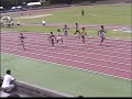 1999 沖縄県実業団対抗陸上競技選手権大会 男子100ｍ決勝　譜久里武