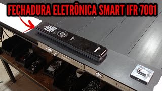 Instalando fechadura eletrônica Smart IFR 7001 em uma porta de lambril!