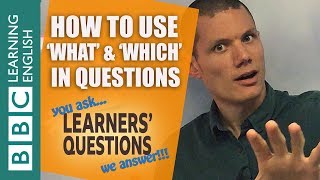 ❓'What' and 'which' - Improve your English with Learners' Questions