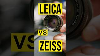 Legendary vintage lenses compared - Leica R Summicron vs Contax Zeiss Planar