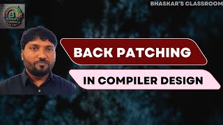Back Patching #education #compiler #SDT