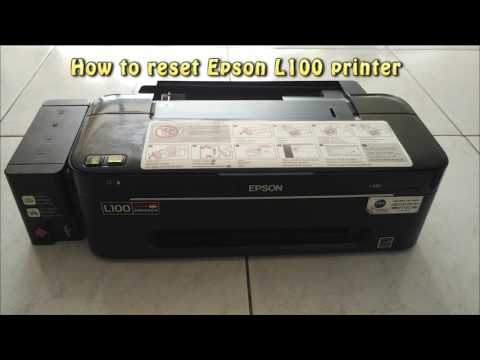 Reset Epson L100 Waste Ink Pad Counter Reset Epson L100 Waste Ink Pad Counter