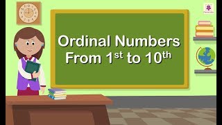 Ordinal Numbers | Mathematics Grade 1 | Periwinkle