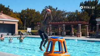 Amazon Review: GoSports Splash Hoop Swimming Pool Basketball Game