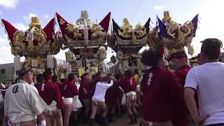 【2018】八坂神社6台練り【福崎秋祭り】