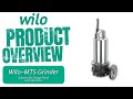 Wilo MTS Grinder - Submersible Sewage Pump with Macerator