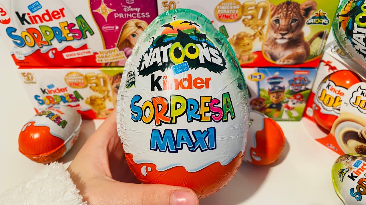 Compilation Kinder Surprise Asmr Unboxing Youtube