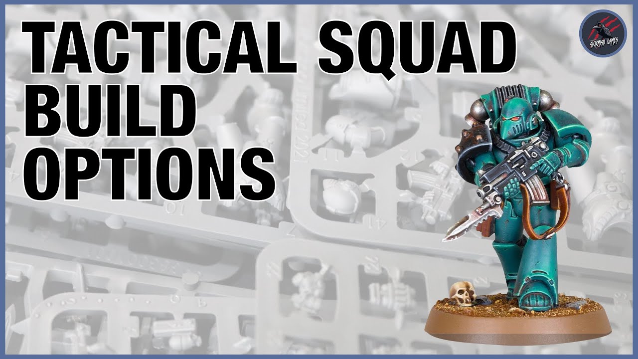 HORUS HERESY TACTICAL SQUAD BUILD OPTIONS - Weapons & Parts Included ...