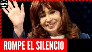 Cristina ROMPE el silencio y sorprende a todos con lo que acaba de decir sobre el gobierno de Milei