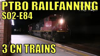 PTBO Railfanning S02E84 - 3 CN Trains Strathroy Sub