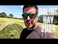 Baling Hay 2024 | High Moisture Rye Grass Haylage