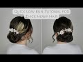 HOW TO: Create a Low Messy Bun Hairstyle for Thick Heavy Hair