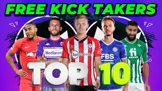 Top 10 Free Kick Takers 2021/22