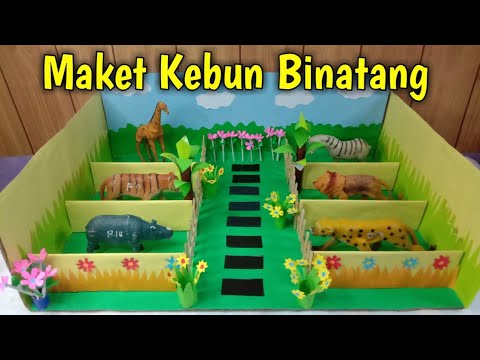 Cara Membuat Maket Kebun Binatang - YouTube