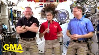 Astronauts open up about unexpectedly long stay in space