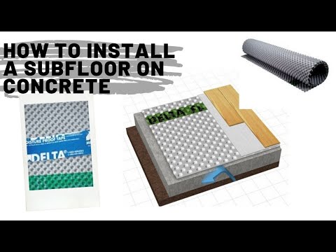 HOW TO INSTALL A SUBFLOOR ON CONCRETE HOW TO INSTALL A SUBFLOOR ON CONCRETE