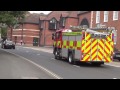 fire engine responding scania p280 pump