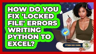 How Do You Fix 'locked File' Errors Writing Python To Excel? - Python Code School