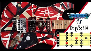 Runnin' With The Devil by Van Halen | Instrumental Backing Track E Minor  (Standard Tuning)