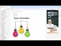 Java Variables| Local Variable| Instance Variable| Static Variable| Selenium