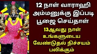 12 நாள் வாராஹி இப்படி பூஜை செய்தாள் 13ஆவது நாள்  நிச்சயம் பலிக்கும்| Varahi amman@KalyanaVirundhu5