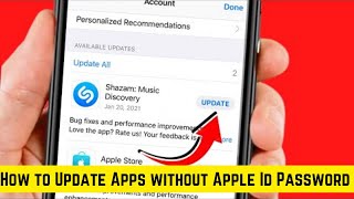 Update App without Apple ID Password 2024 | How to update Apps without Apple ID Password iPhone iPad