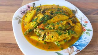 Chapila Fish With Potato | Chapila Fish Curry | Chapila Fish Recipe | Easy Cooking Recipes 2021