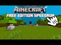 Minecraft Free Edition Speedrun World Record!