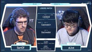 [2018 GSL Season 2] Code S Ro.32 Group D Match4 SortOf vs aLive