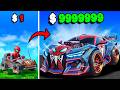 $1 to $1,000,000 SPIDERMAN Cars