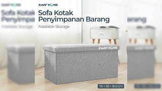 TaffHOME Sofa Kotak Penyimpanan Barang Foldable Storage Box 76x38x36.5cm - 7RHZINGY