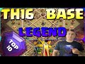 BEST.TOP 10 TH16 LEGEND BASE.ANTI ROOT RIDER TH16 TROPHY BASES.WAR BASE LINK TH16.(clash of clans)