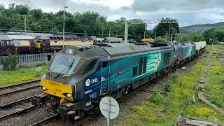 Direct Rail Services Freight Move 68004+88007 6K73 Carnforth 29/05/2024