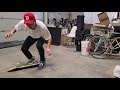 my tre flip 360 flip progression *warning* injury ending 6 month skateboarding progression