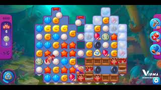 Fishdom. 8889 super hard level no boosters and diamonds. 17 moves 3351 coin